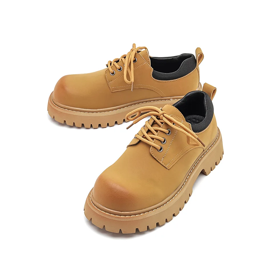 MADALLO Casual Leather Shoes Men's Low top Black/Yellow/Green — фото 3
