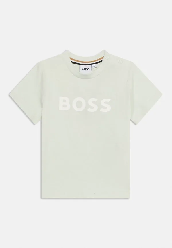 Футболка с короткими рукавами, унисекс, с принтом. Boss Kidswear, Sprout Green — фото 3