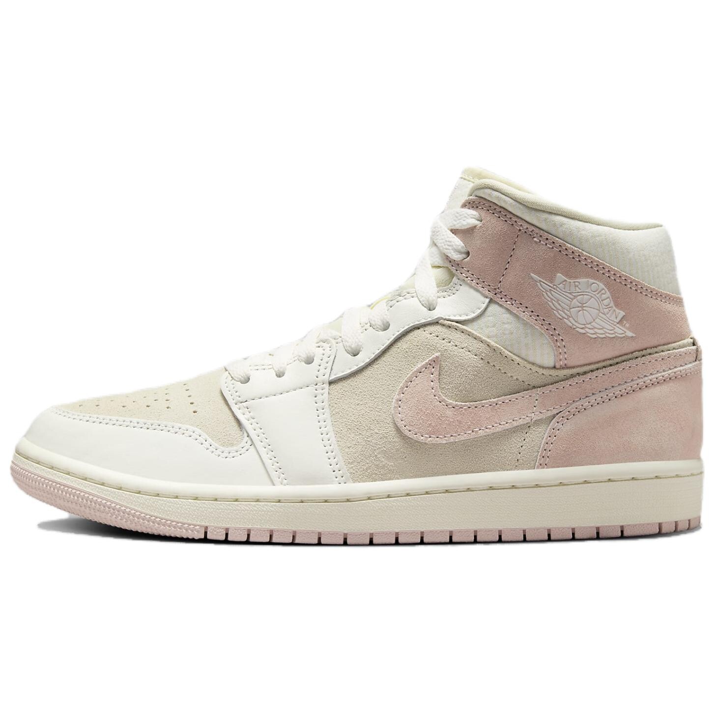 

Кроссовки Jordan 1 Mid SE Seersucker Women's, розовый