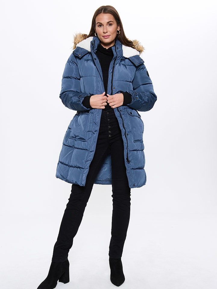 

Пуховик madden girl Wintermantel, синий