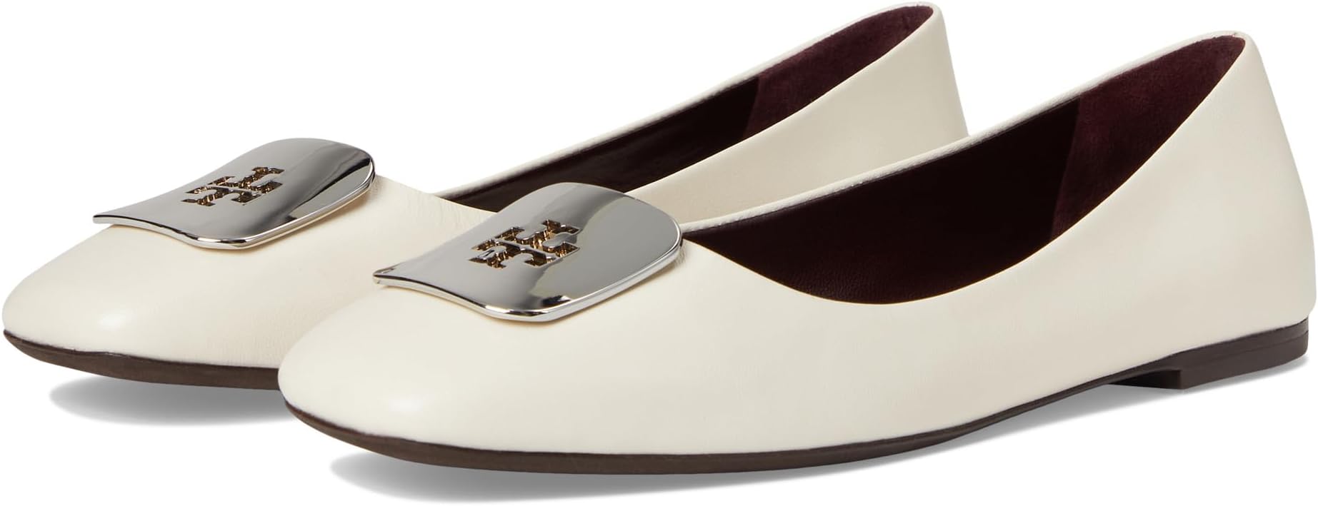 Балетки Tory Burch Georgia Ballet, цвет Light Cream