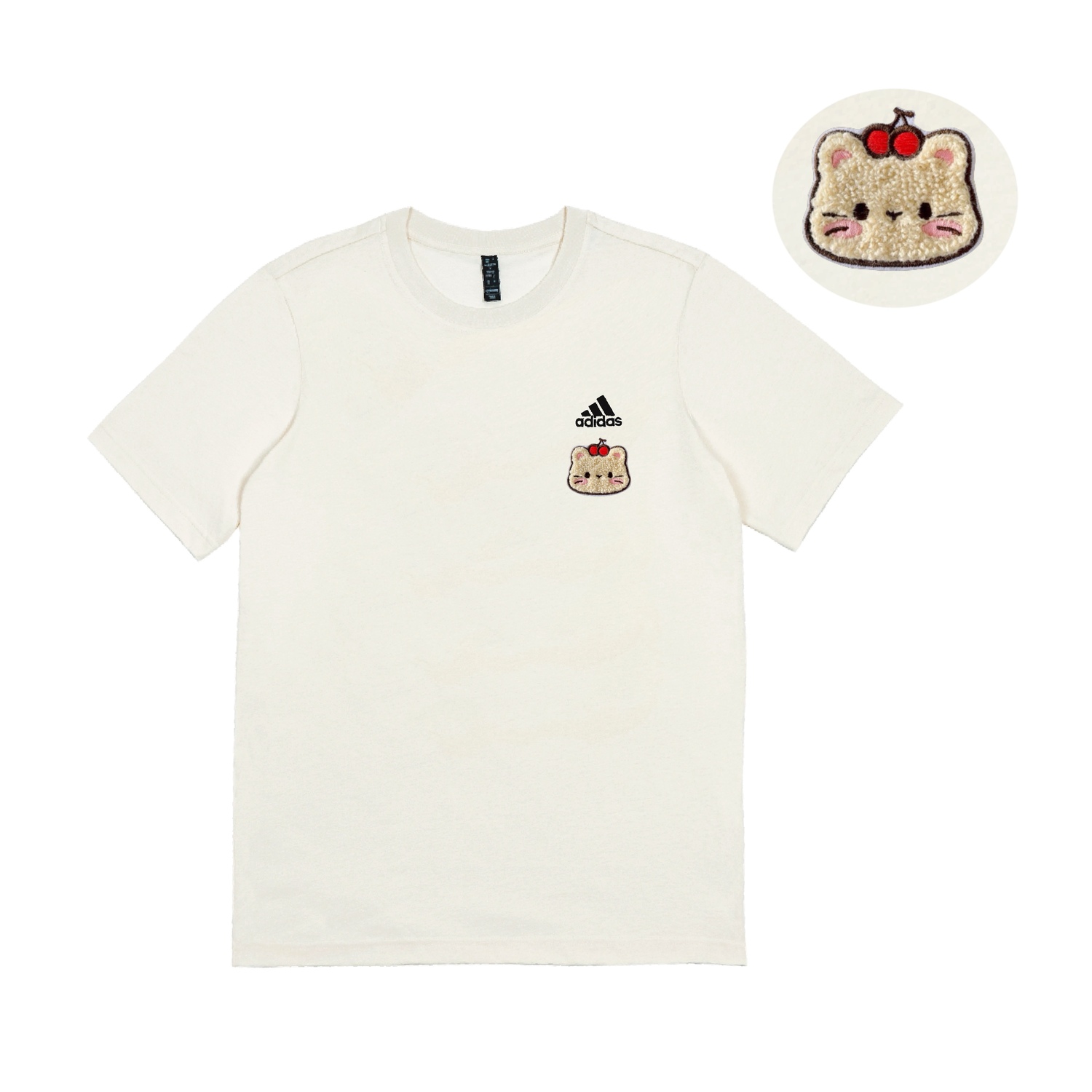 

Футболка Casual Loose Fit с коротким рукавом Unisex Adidas, белый