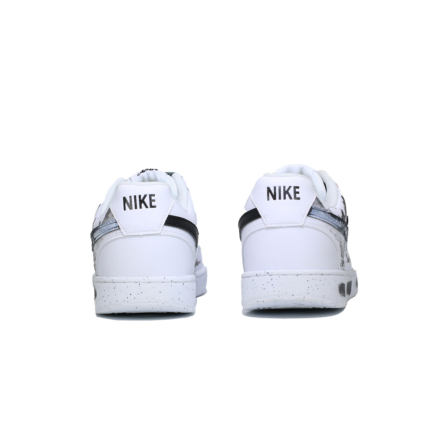 Кроссовки Nike Court Vision 1 Skateboarding Shoes Men Low-top Gray, Black, черный — фото 4