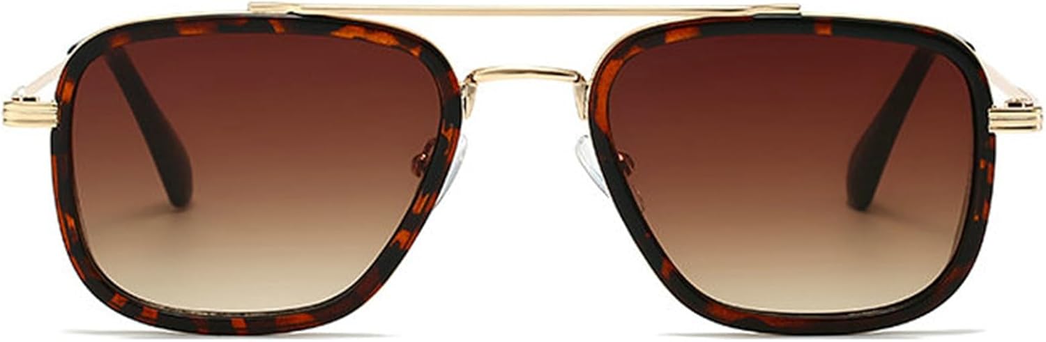 

Солнцезащитные очки Willochra Pilot Gradient для женщин и мужчин, в стиле 70-х, винтажные, квадратная металлическая оправа, солнцезащитные очки для женщин, защита от ультрафиолета UV400, C3