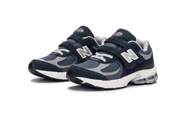 Кроссовки 2002r на липучке New Balance, синий — фото 2