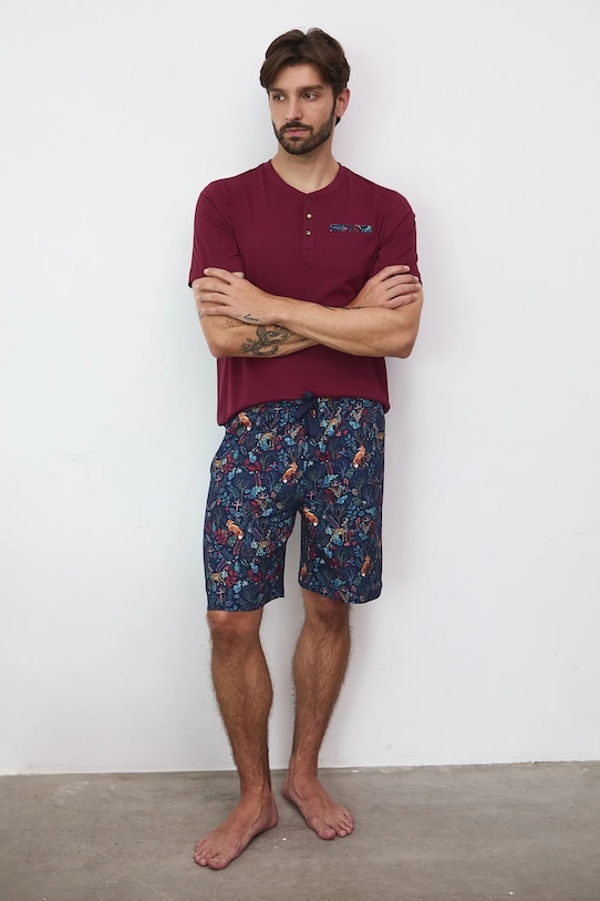 

Хлопковая пижама Medicine, бордовый