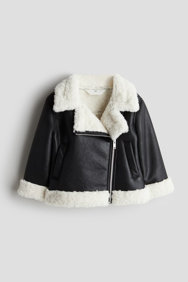 

Пилотная куртка H&M, черный