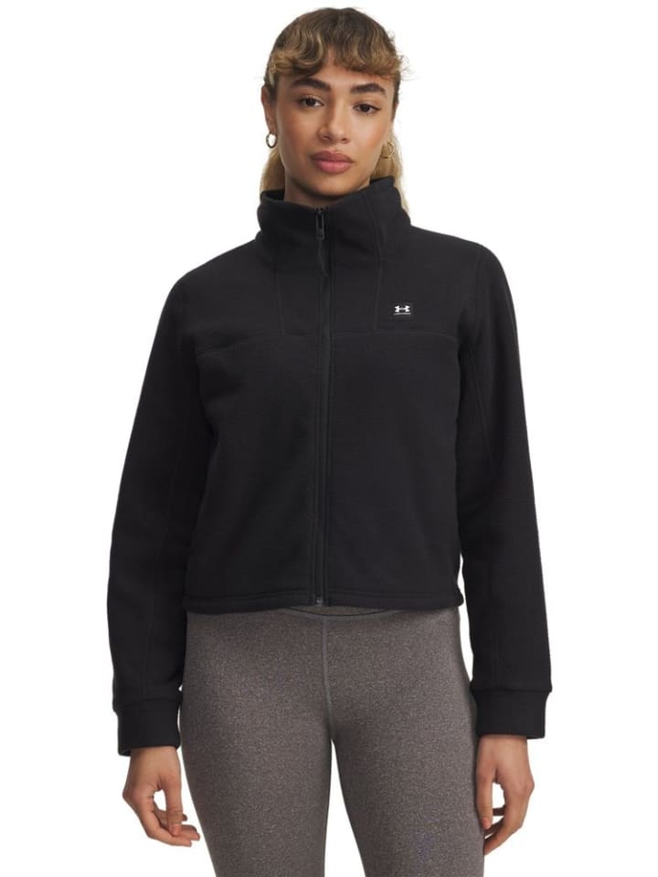 

Флисовая куртка/свитер Expanse Fleece Full-Zip черного цвета Under Armour