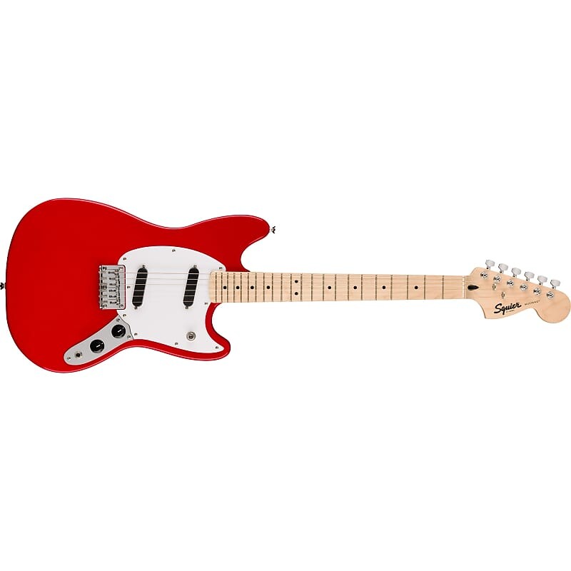 

Электрогитара Squier Sonic Mustang Guitar, Maple Fingerboard, White Pickguard, Torino Red
