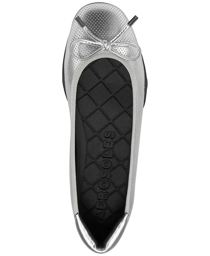 Женские туфли Onyx Туфли на плоской подошве Aerosoles, серебро — фото 4