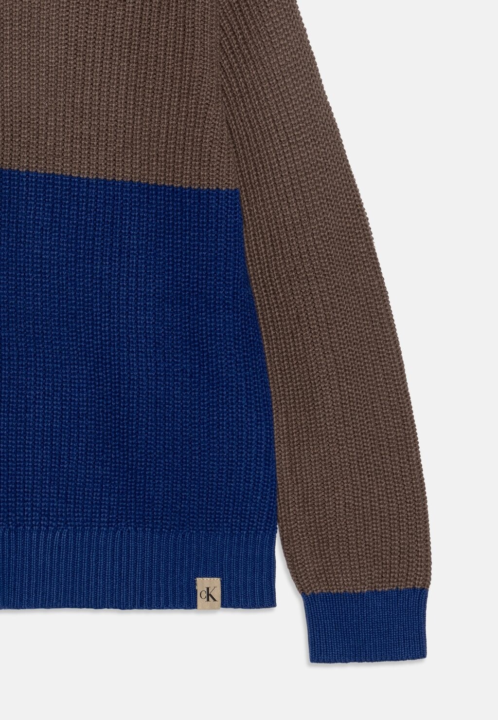 

Вязаный свитер COLOR BLOCK Calvin Klein, бежевый