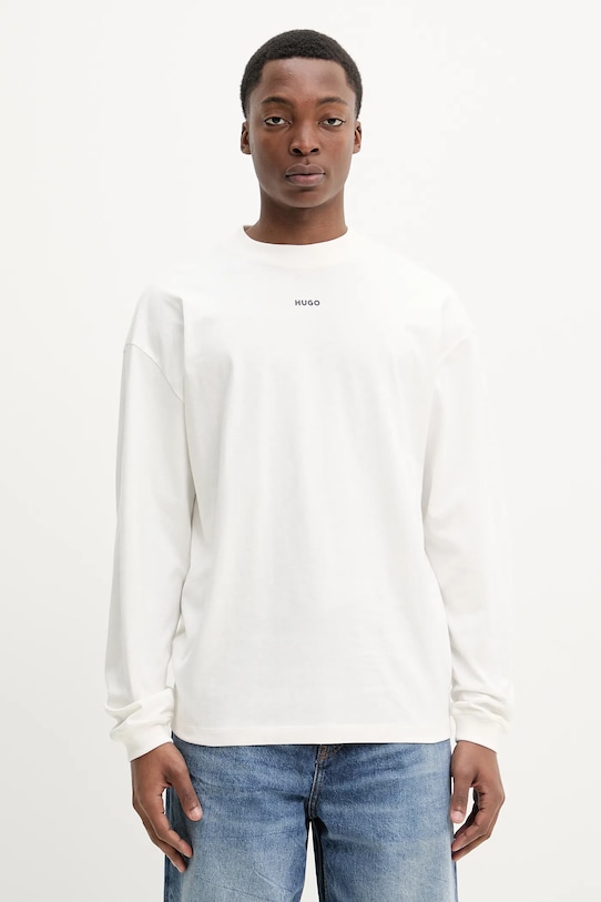 

Хлопковая водолазка Hugo, белый