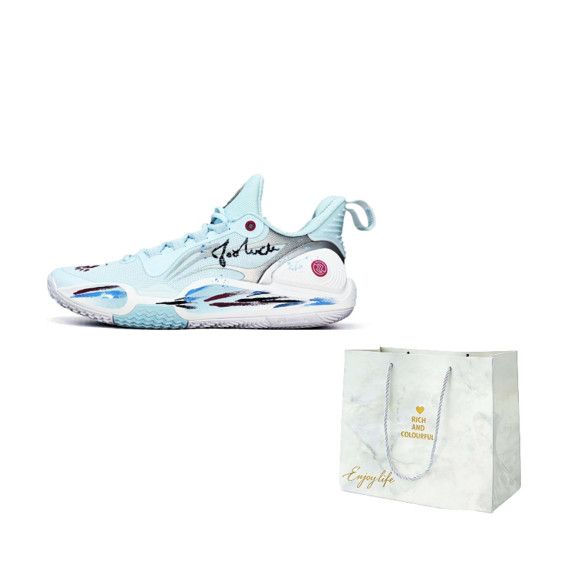 

Кроссовки Li-Ning Speed 9 American English Fabric Cushioning Abrasion Resistant Slip Resistant Low top Unisex