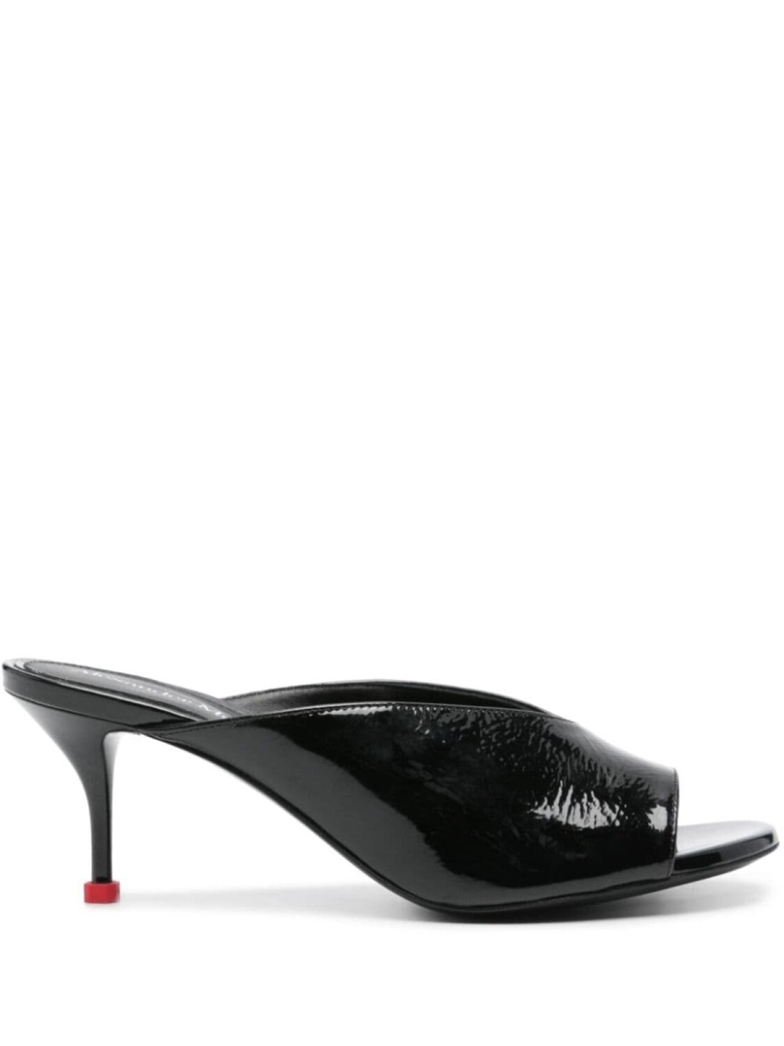 

Alexander McQueen лакированные босоножки, черный