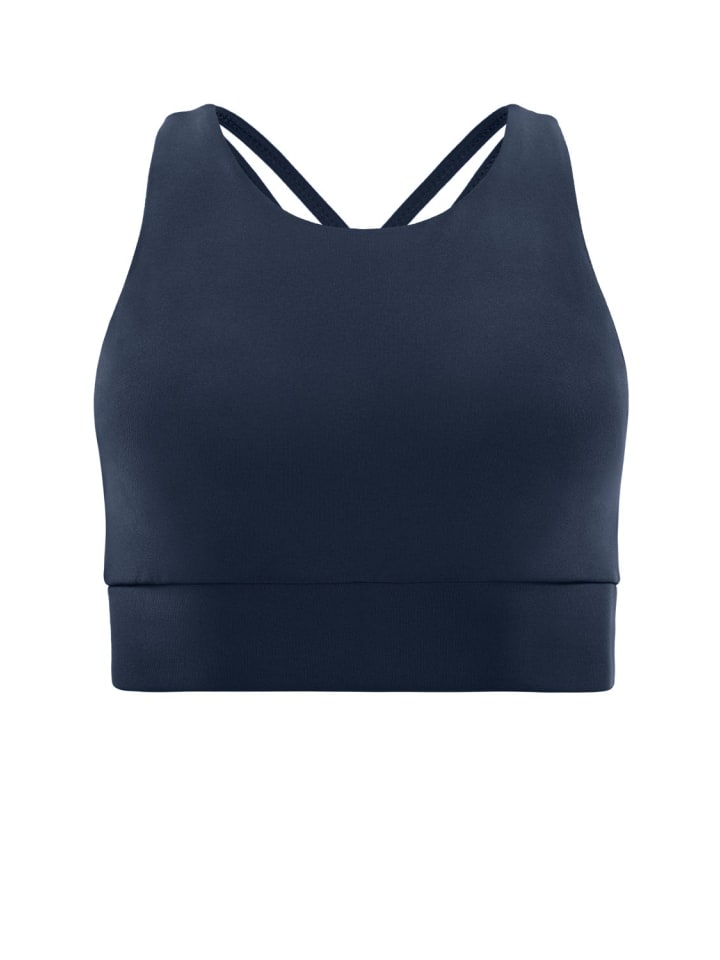 

Winshape Функциональный комфортный спортивный бюстгальтер SB103C антрацитового цвета