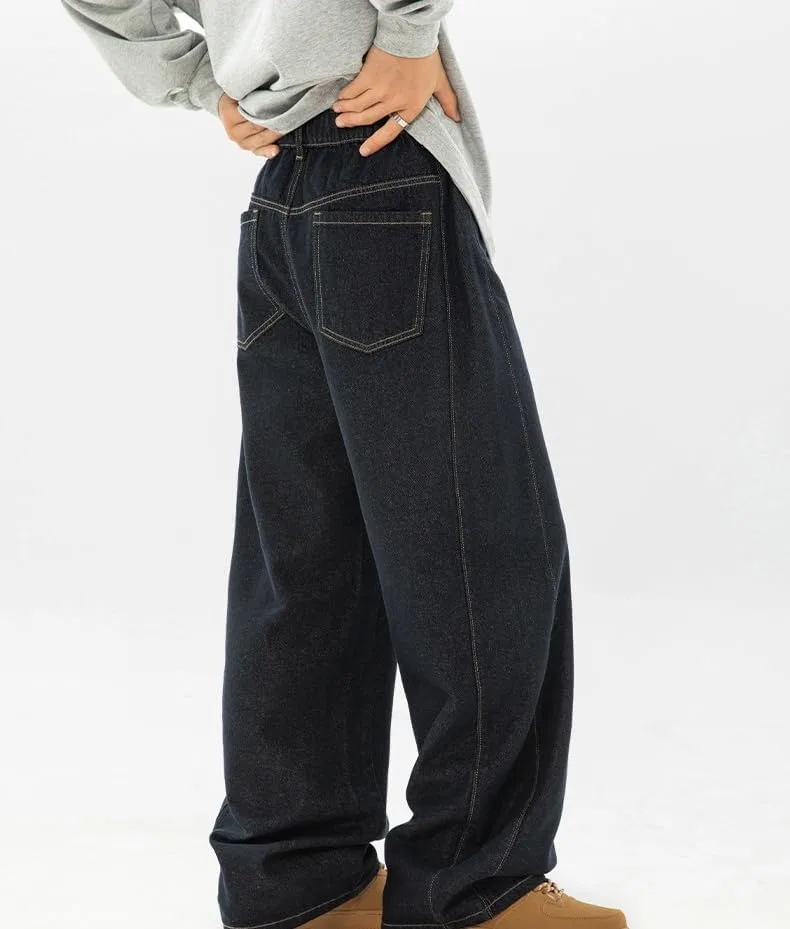 Джинсы свободные Y2K Streetwear, Blue — фото 4