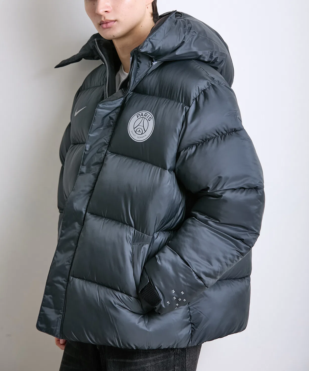 Куртка PSG MNL TFFILLEDPUFFERJKT Nike пуховик чёрный