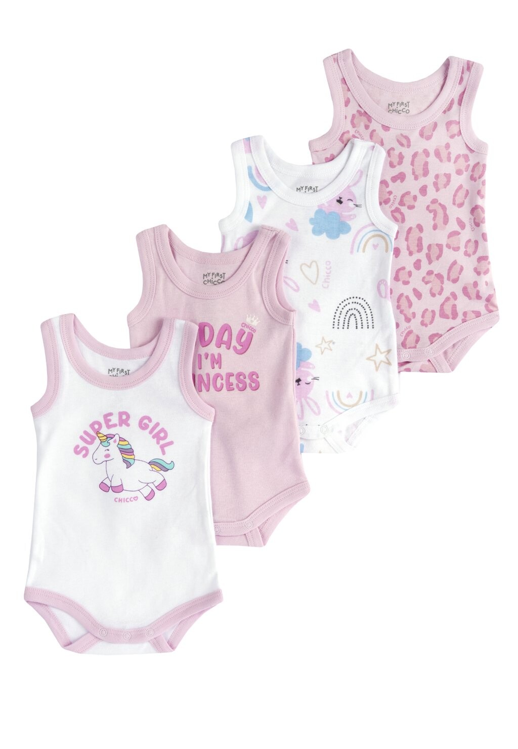 

Боди 4 PACK Chicco, цвет violet