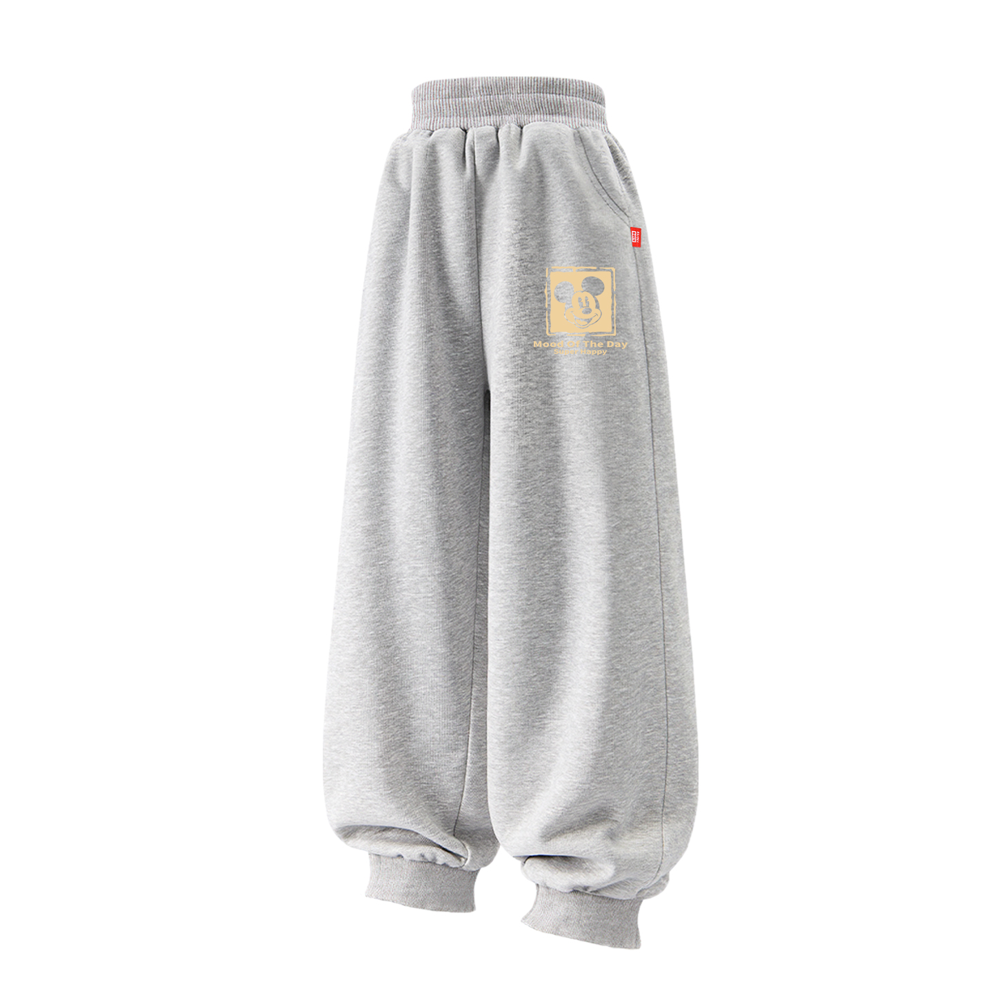 

Детские вязаные спортивные штаны Thickness Disney, [thickened and fleece-lined]difang geqi k серый