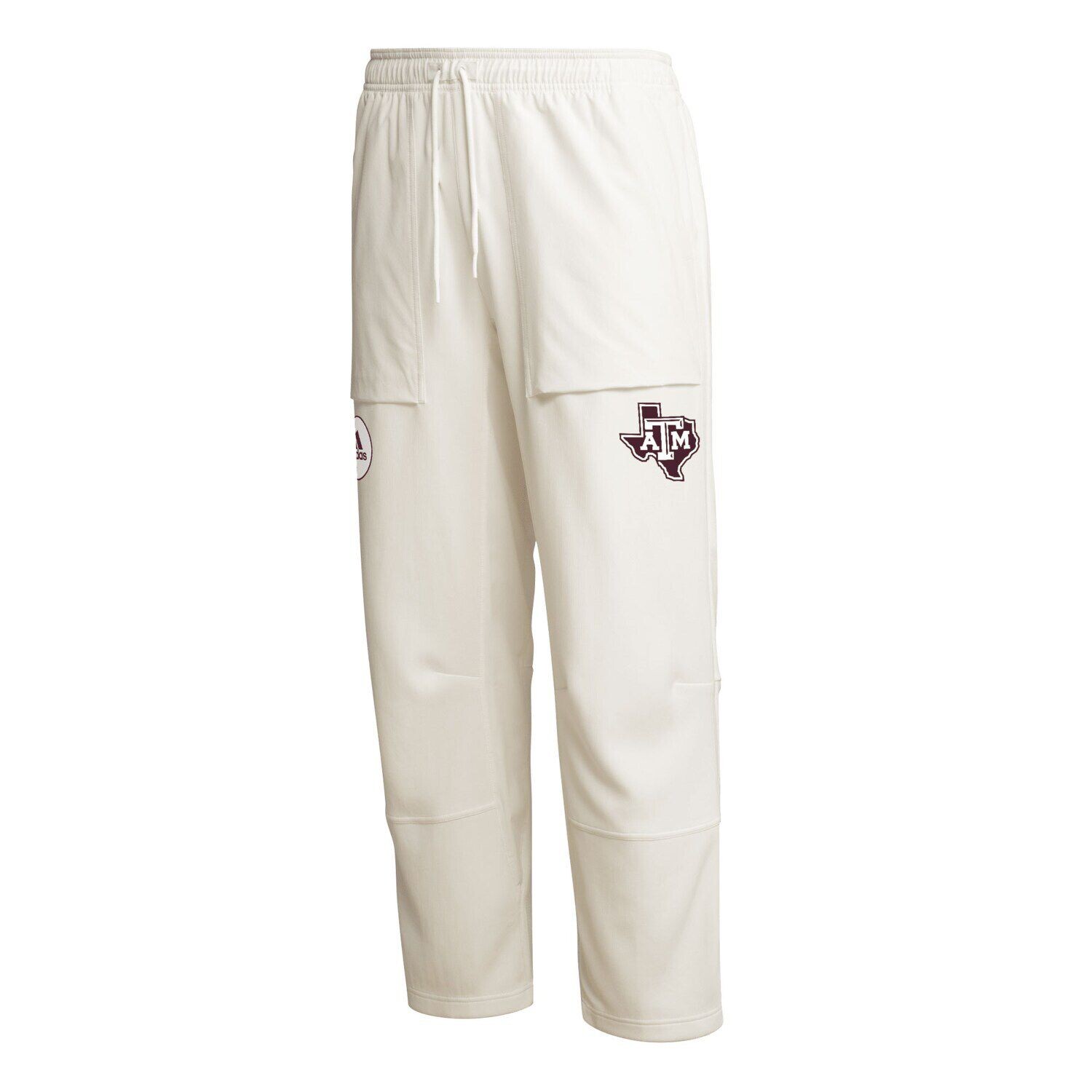 Мужские кремовые брюки Texas A&M Aggies Zero Dye AEROREADY adidas — фото 2