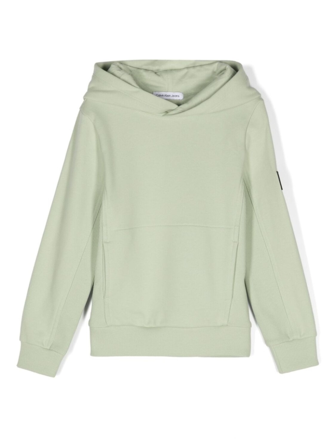 

Худи с нашивкой-логотипом Calvin Klein Kids, зеленый