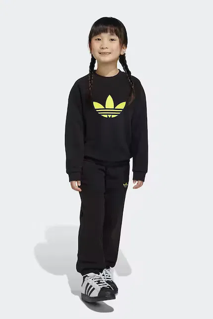 Костюм детский из трикотажа Adidas Originals, черный