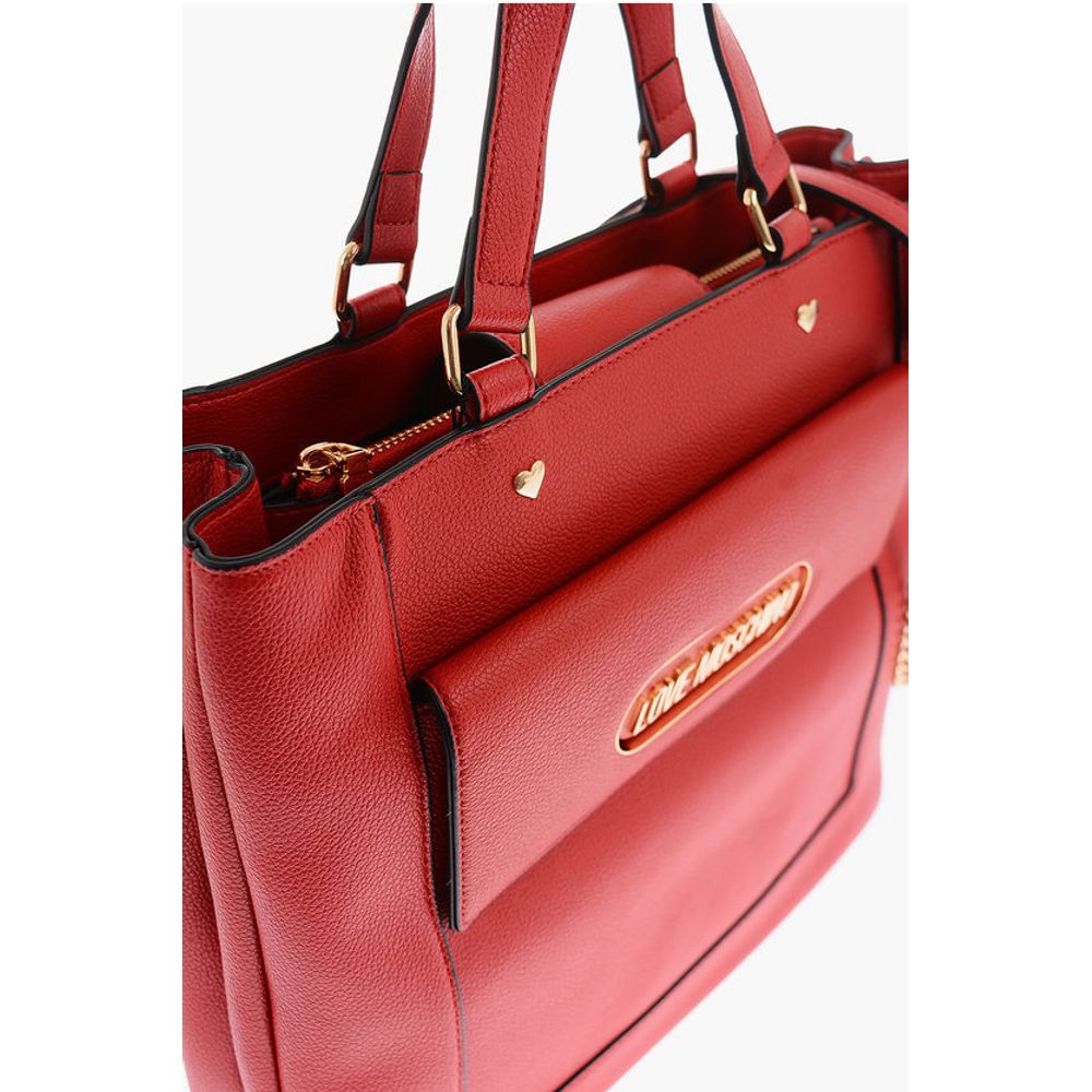 

Красная полиэтиленовая сумка через плечо Moschino, Red