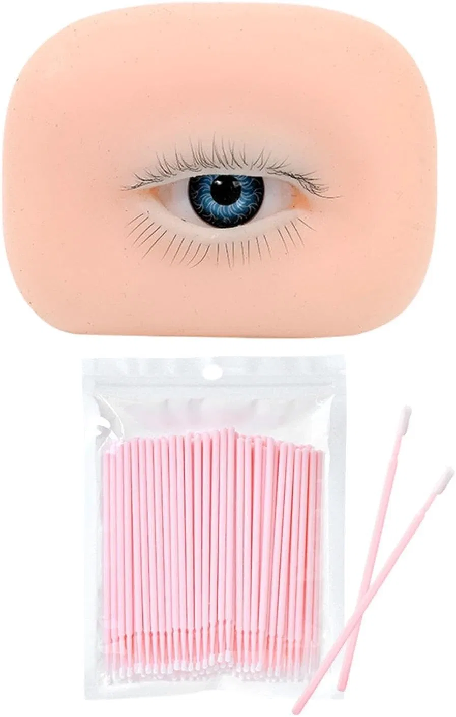 Тренировочная модель лица для макияжа MERIGLARE силиконовая, правая сторона