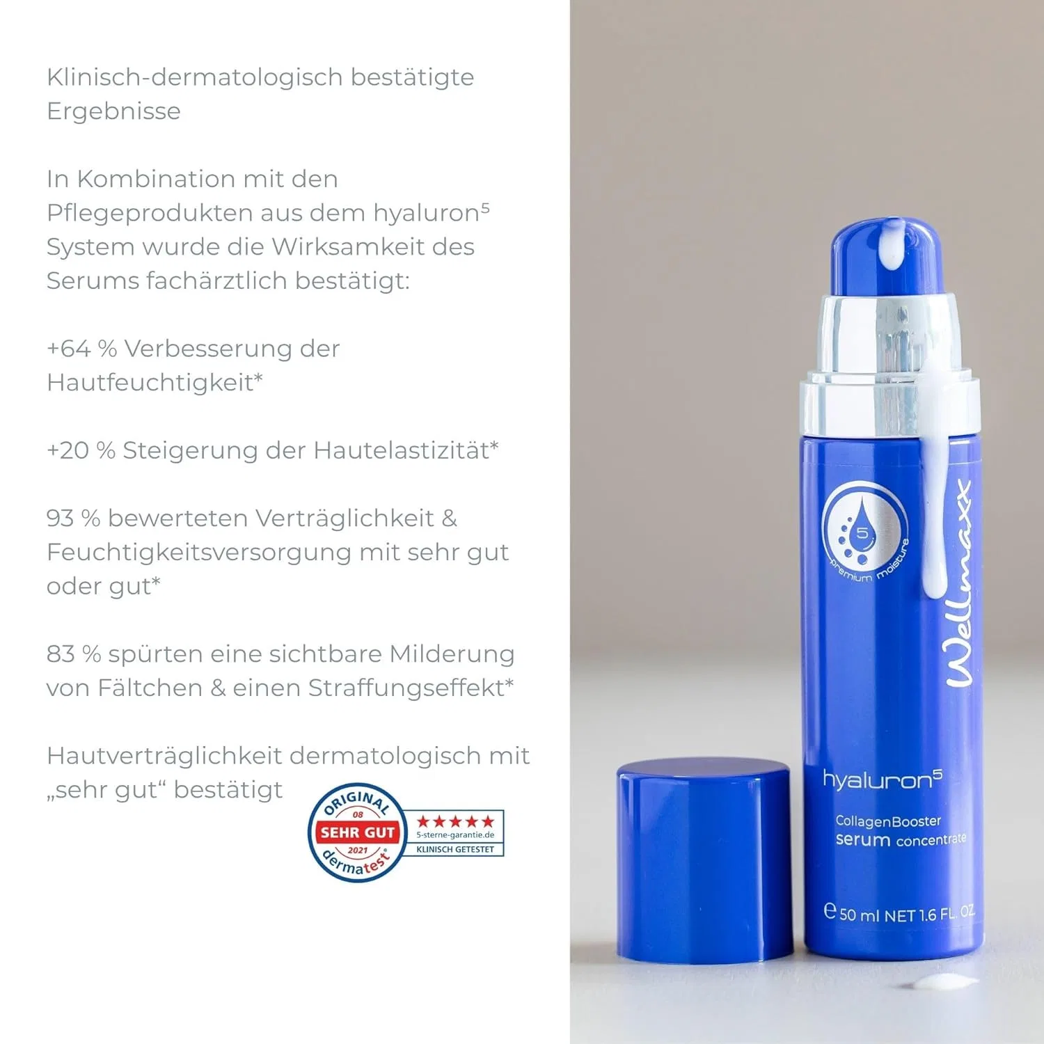 Бустер Wellmaxx — Концентрат- «Hyaluron⁵ Collagen Booster» от, 50 мл — фото 3