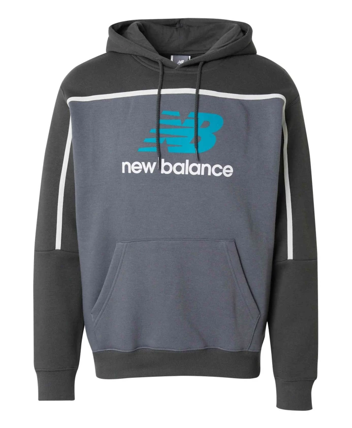 

Классическая флисовая толстовка New Balance, серый