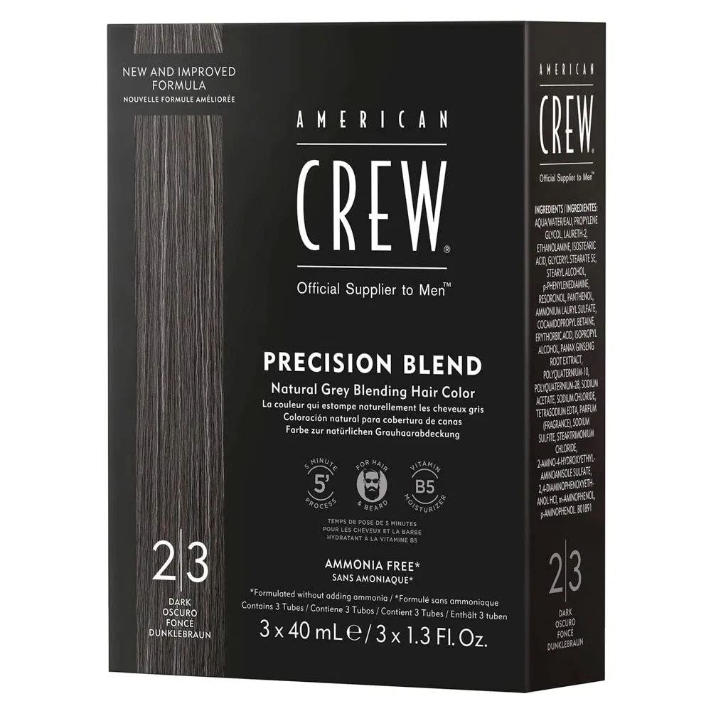 Краска для волос American Crew Crew Classic Precision Blend Dark, 3 x 40 мл American Crew, Dark — фото 2