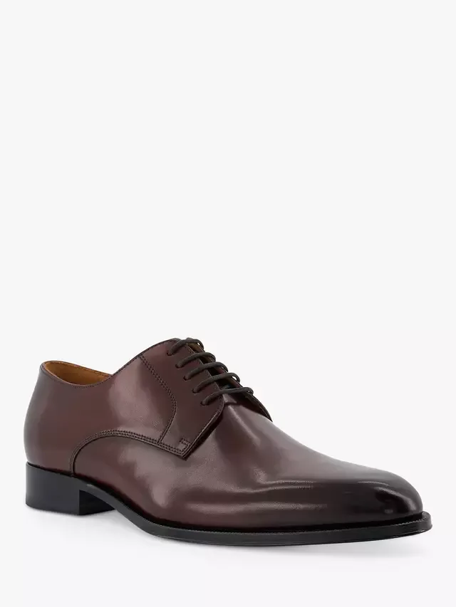 Классические кожаные туфли-дерби Salisbury Dune London, Dark Brown Leather — фото 2