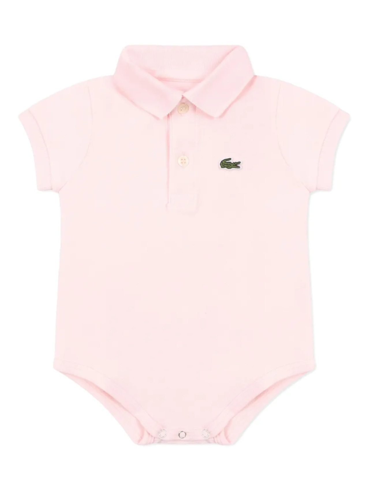 

Детский комбинезон с аппликацией логотипа Lacoste Kids, розовый