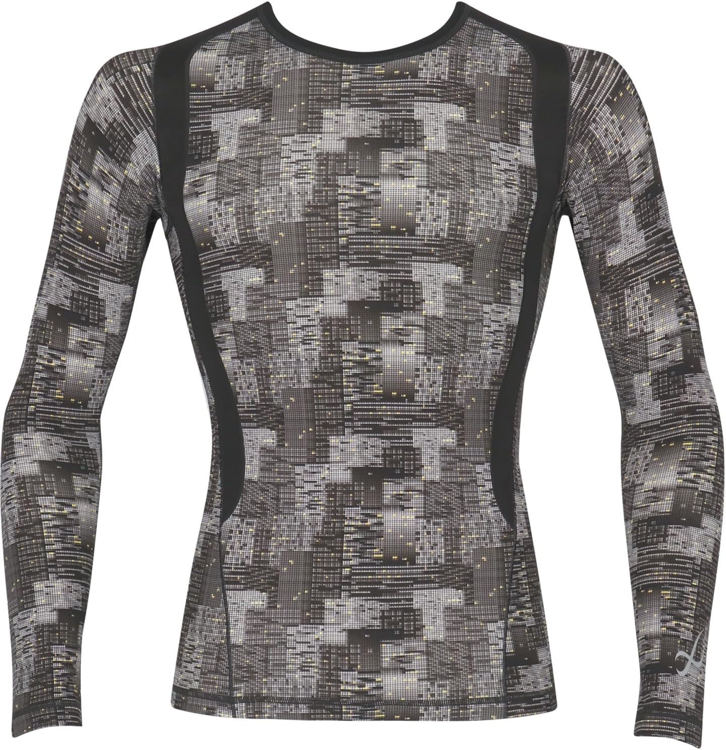 

Мужская спортивная футболка, компрессионная одежда, круглый вырез, длинный рукав, свобода движений в плечах, подходит для гольфа, игр с мячом, марафона JAO010 Мужская Cw-X