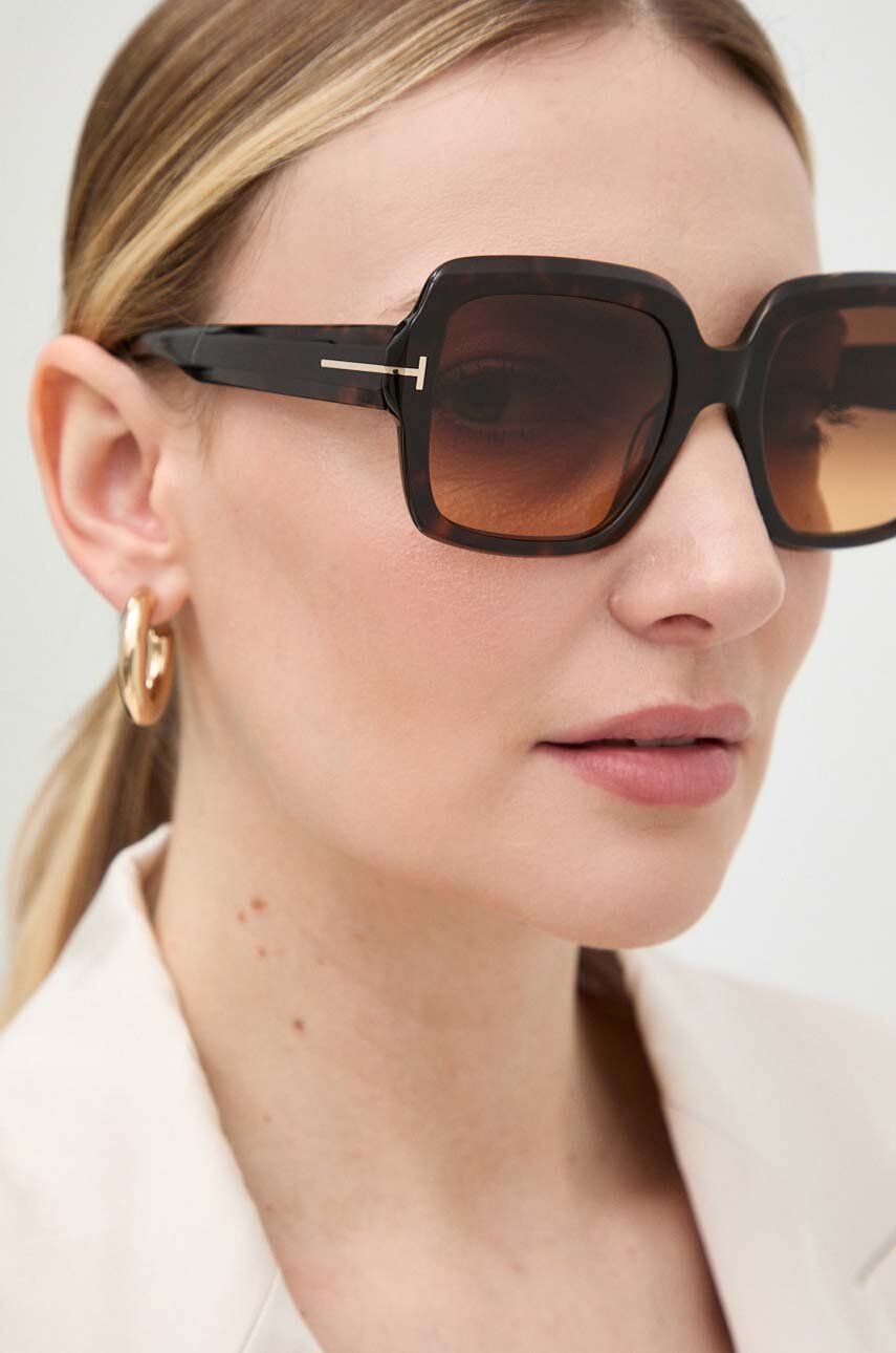 

Солнцезащитные очки Tom Ford, коричневый
