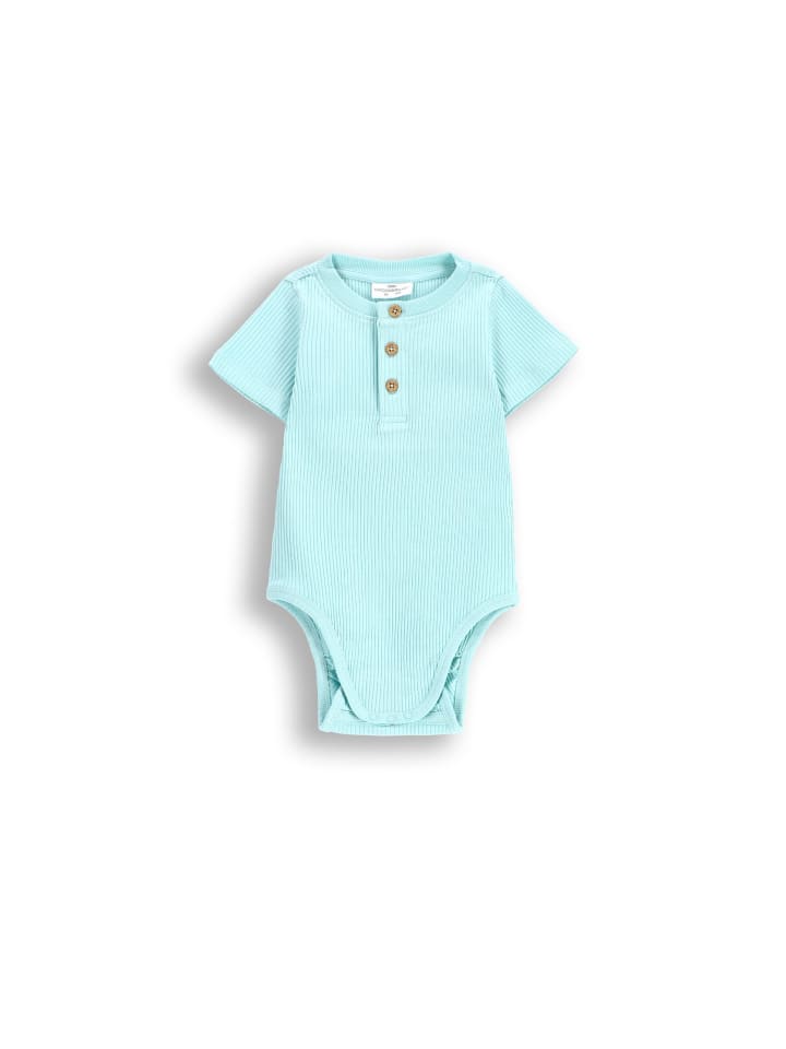 

Coccodrillo Ребристый боди с короткими рукавами мятного цвета
