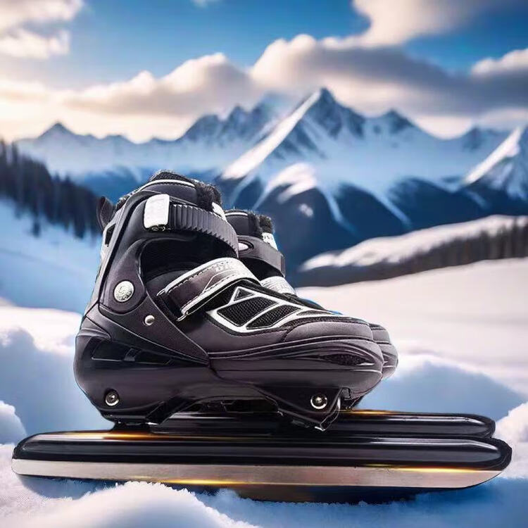 

EDEA Толстые коньки с флисовой подкладкой для фигурного катания, взрослые и детские, для начинающих и занятий в университете, черно-красные, с лезвием Steel Toe и сумкой для переноски, размер S[-33] 30