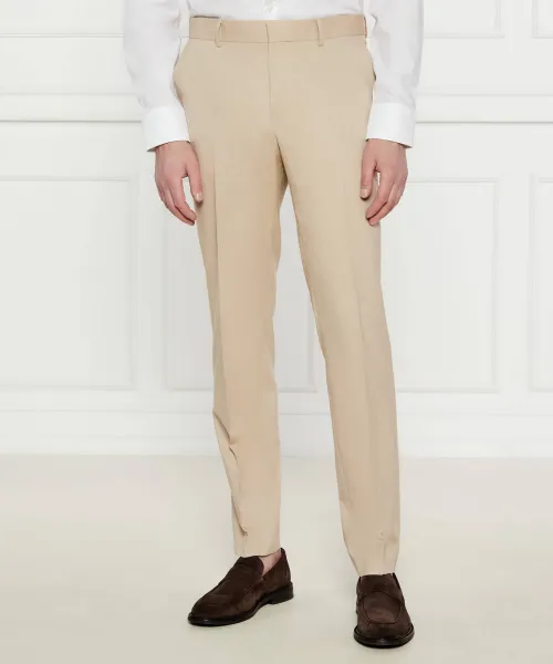 

Брюки h-genius-252 Slim fit Boss, бежевый