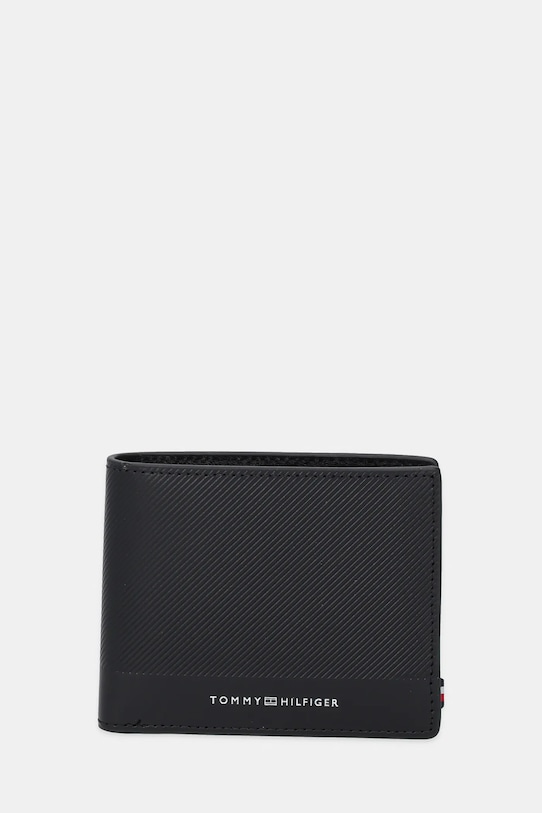 

Кожаный кошелек Tommy Hilfiger, черный
