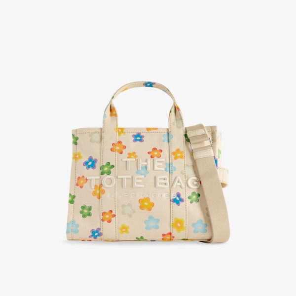 

Средняя холщовая сумка-тоут The Wild Daisy Marc Jacobs, мультиколор