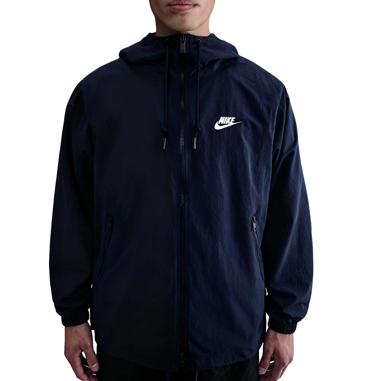

Nike Куртка мужская Midnight Blue с капюшоном Moderate Instructor