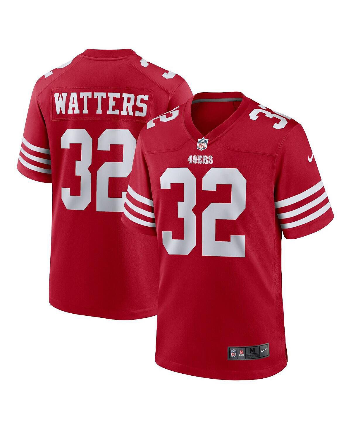 

Мужское игровое джерси ricky watters scarlet san francisco 49ers для пенсионеров Nike