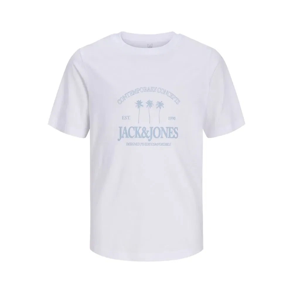 Футболка с коротким рукавом Nantucket Jack & Jones, белый — фото 3