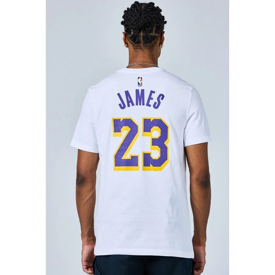 Футболка с графическим принтом Los Angeles Lakers Nike, Белый — фото 2