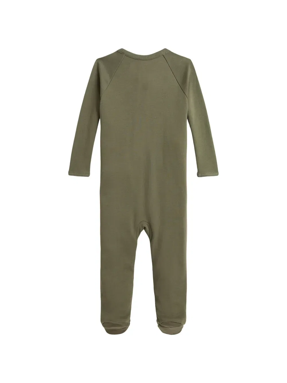 Комбинезон с вышивкой Pony Polo Ralph Lauren Kids, зеленый — фото 2