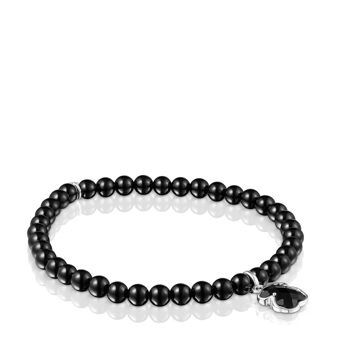 

Браслет Tous Icon Color Silver And Onyx, черный
