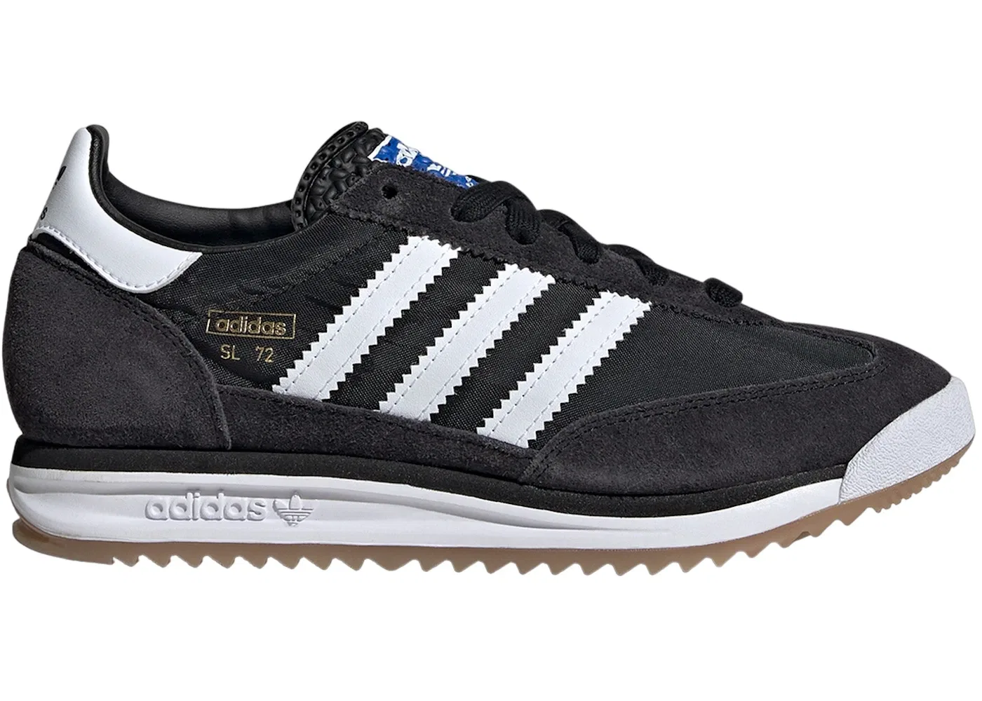 Детские кроссовки Lifestyle Adidas SL 72 RS, Core Black/Cloud White/Blue