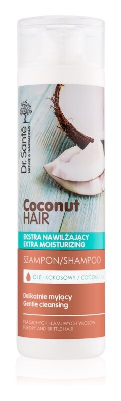 

Шампунь с кокосовым маслом для сухих и ломких волос Dr. Santé Coconut