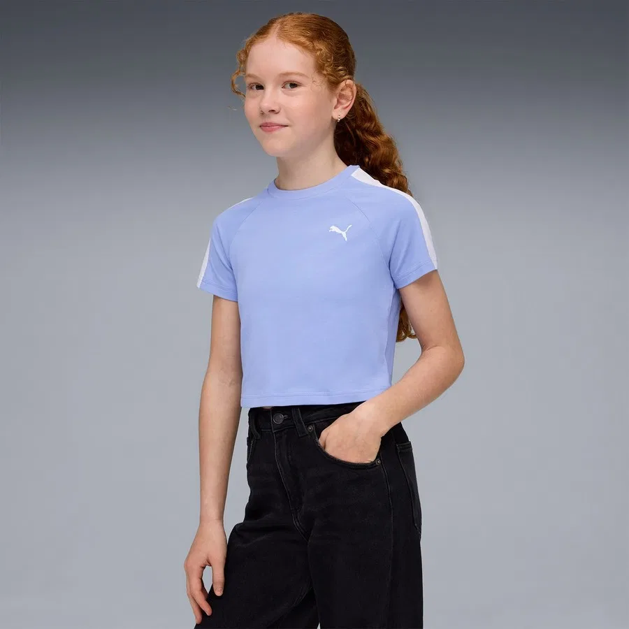 Детская футболка с коротким рукавом Puma T7 Baby, Фиолетовый