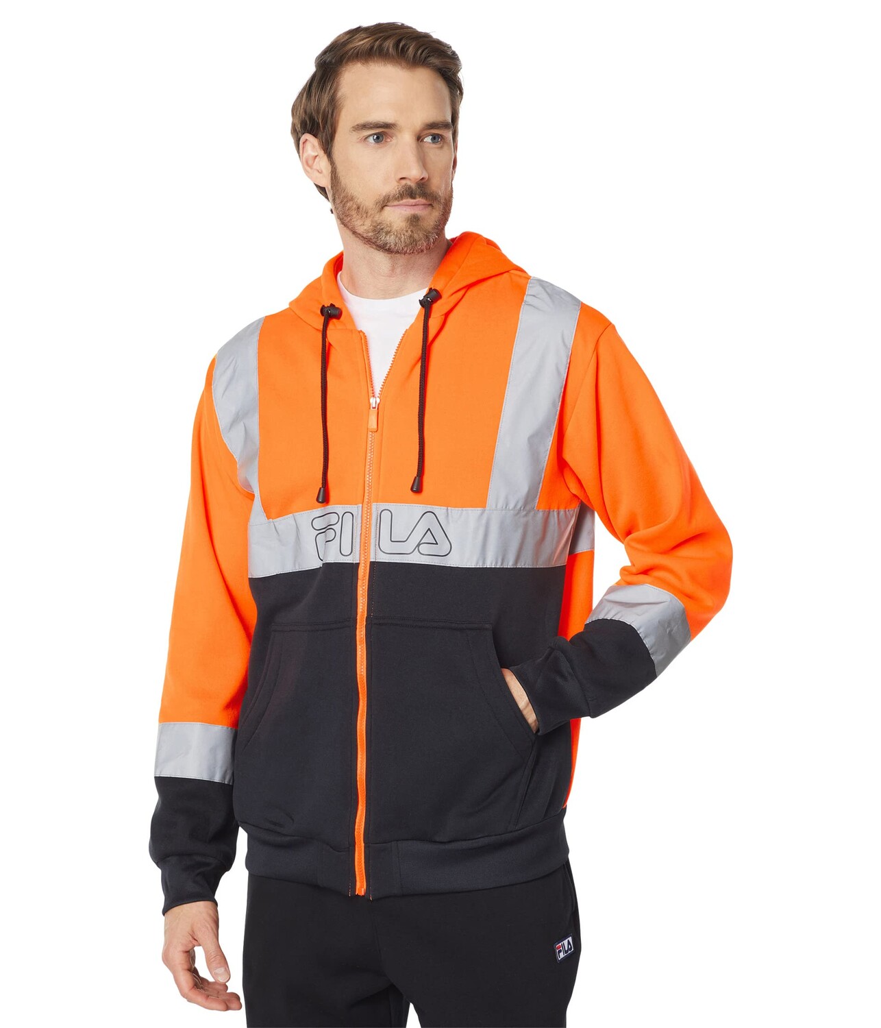 

Худи Fila, High-Visibility Hoodie, Оранжевый, Худи Fila, High-Visibility Hoodie